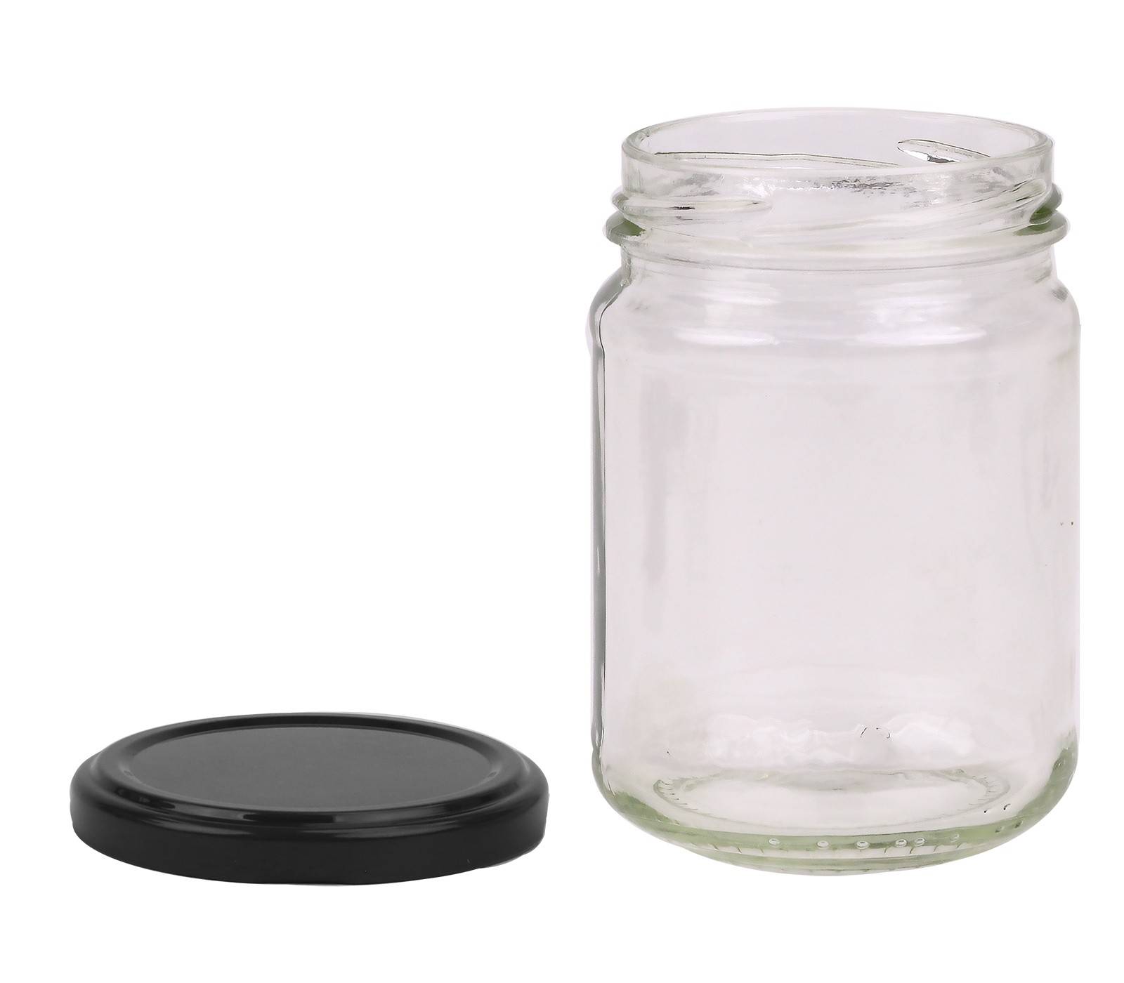 Bulk Buy of Australian Made 250ml Round Glass Jar with Lid