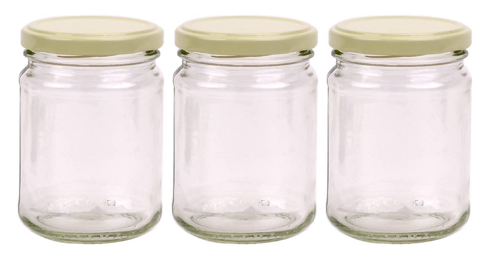 Bulk Buy Australian Made 250ml Round Glass Jars With Metal Lid