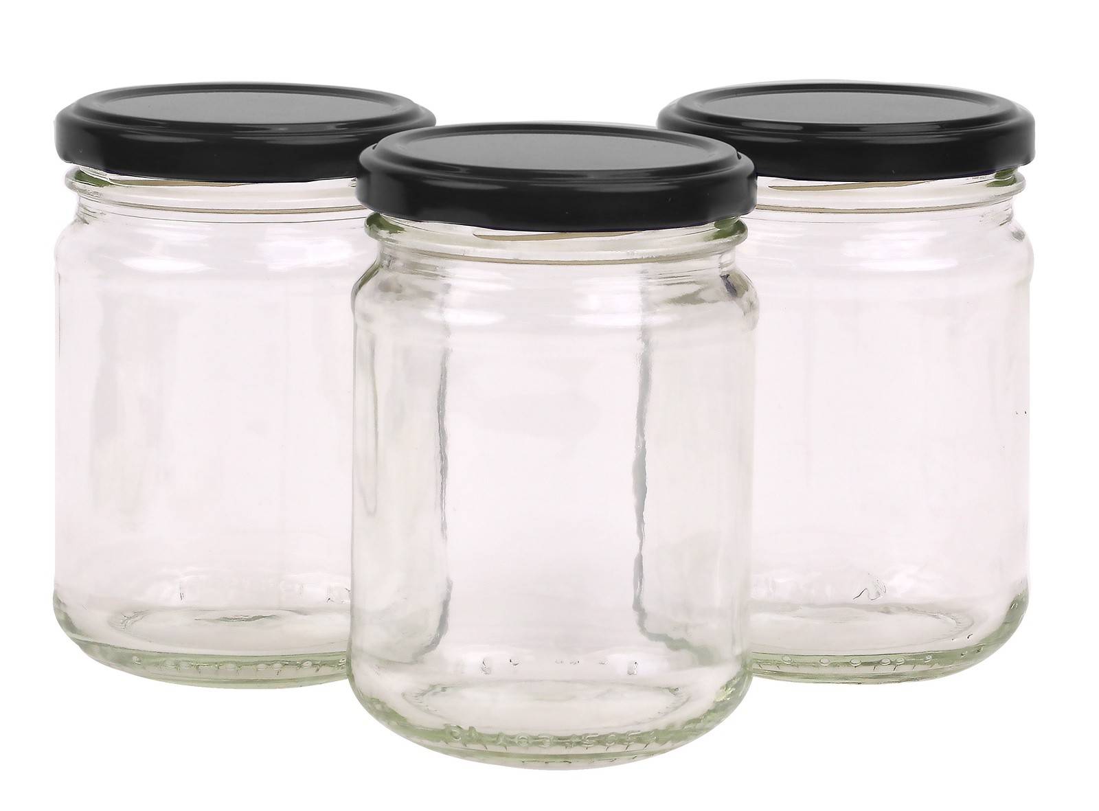 small glass jars