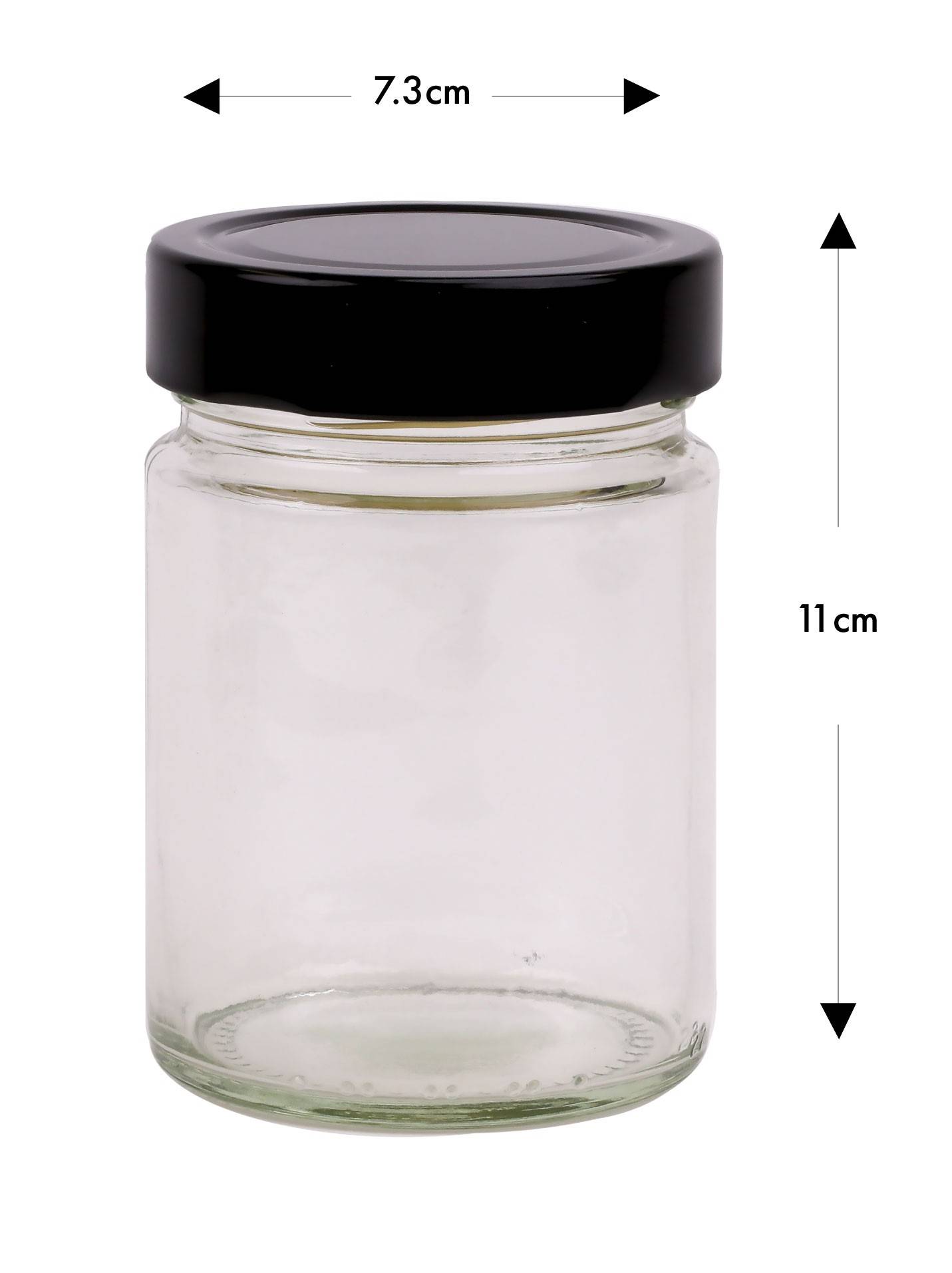 High Quality Australian Made Round Glass Jar With Tall