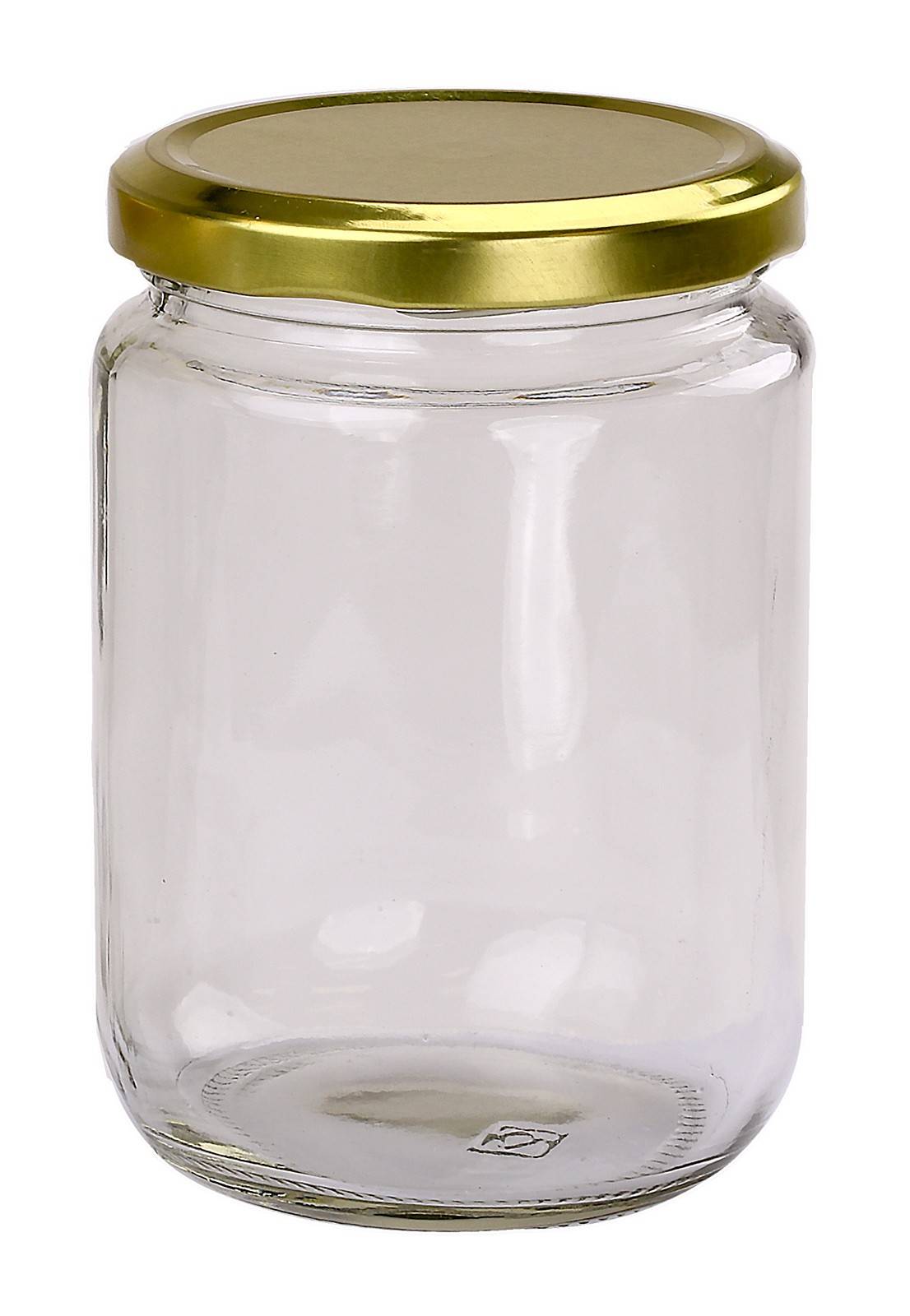 Glass Jars With Lids - Glass Wide Mouth Candle Jar in Clear with Silver
