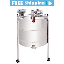 9 Frame Electric Honey Extractor - Simple Controller with Cassette Basket - DELUXE