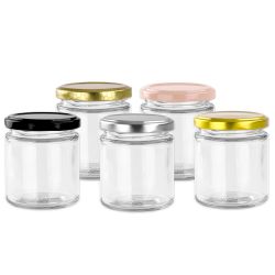 190ml Cylinder (Round) Glass Jar With Lid