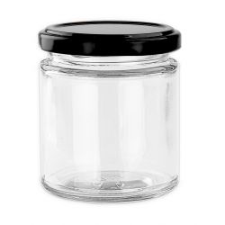190ml Cylinder (Round) Glass Jar With Lid
