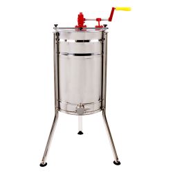 Honey Extractor - Premium 3 Frame Manual with NEW Angled Flow Easy Pour design