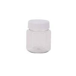 Plastic Honey Jar 250gm Hex White Lid, Food Grade, Carton 240 pcs, Jars & Lids