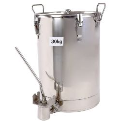 Manual Stainless Steel Bottle Filler and Deluxe 30kg Storage tank