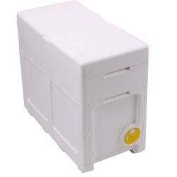 Dual - 6 Frame Polystyrene Mating Nuc with Divider & Feeder