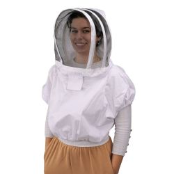 Protective Hooded vest with Fencing Veil