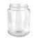 Round Glass Honey Jars - 750ml - Honeycomb - Glass Jar with Lids