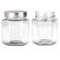 Hexagonal Glass Jars - 380ml / 500gm -  Jar with Tall Lid