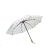 Foldable Umbrella - White With Bee pattern