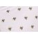 Foldable Umbrella - White With Bee pattern