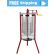 3 Frame Deluxe Clear Acrylic Honey Extractor with High Grade Gear Set, Stainless Honey Gate & Long Legs