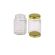 Carton 90 pcs Honey Jars - 100gm size - Glass Hexagonal with Gold Lid
