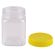 Carton of 120pc Honey Jars - 1kg size - Square Yellow Lid