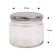 Round Glass Jar - 300ml / 420gm size -with Silver Lids