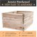Full Depth 8 Frame acacia Hardwood Supers -EASY ASSEMBLE - Whitehouse Beekeeping