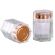 Deluxe Honey Jar 180ml / 250gm size Hexagonal with Silver or Rose Gold lid