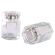 Deluxe Honey Jar 180ml / 250gm size Hexagonal with Silver or Rose Gold lid