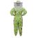 Green Patterned Cotton Bee Suit - Round Hat