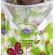 Kids Green Patterned Cotton Bee Suit - Round Hat