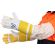 Premium Beekeeper Gloves Ventilated - Leather and Cotton